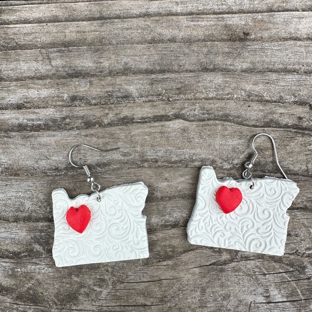 Oregon Polymer Clay Earrings